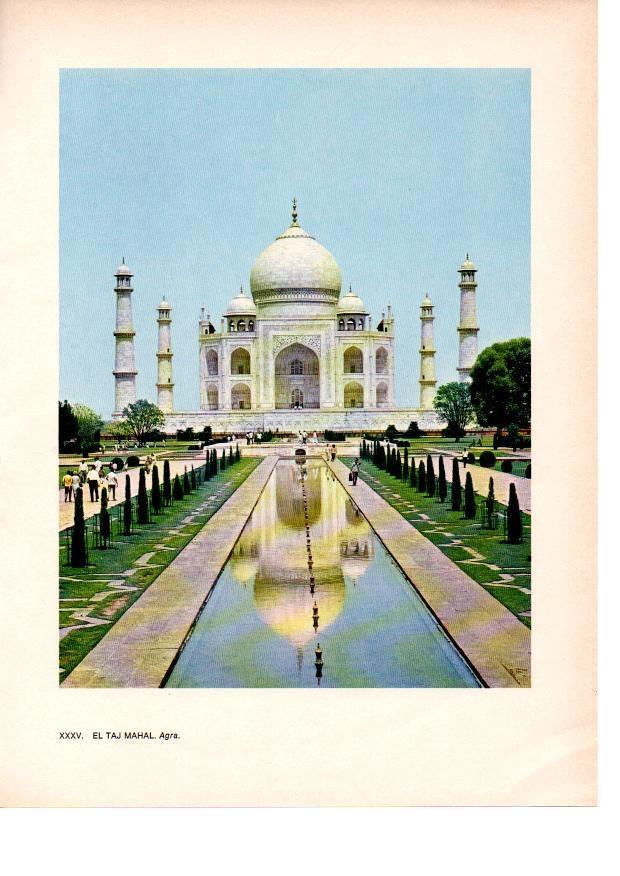LAMINA 28049: El Taj Majal, Agra