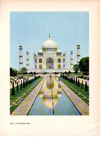 LAMINA 28049: El Taj Majal, Agra