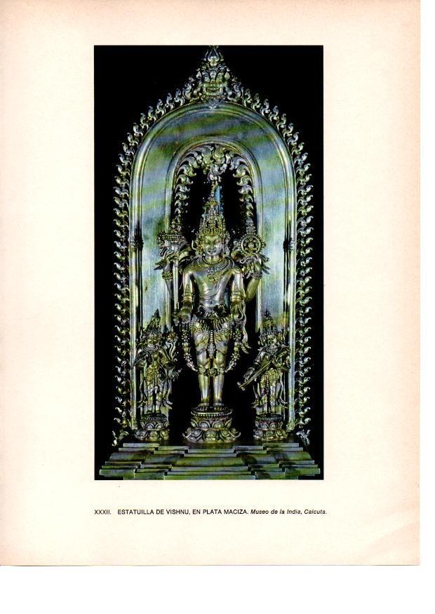 LAMINA 28046: Estatuilla de Veshnu
