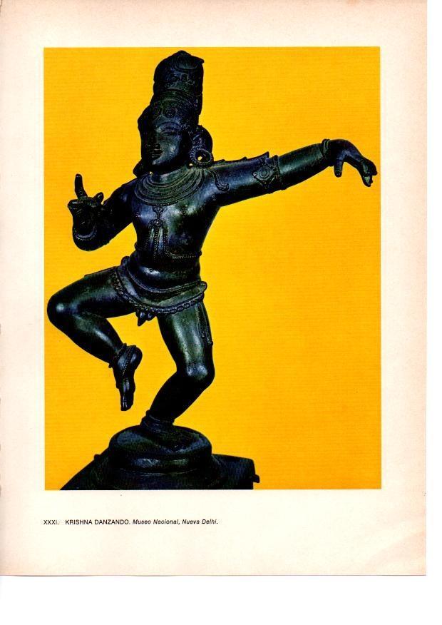 LAMINA 28045: Krishna danzando
