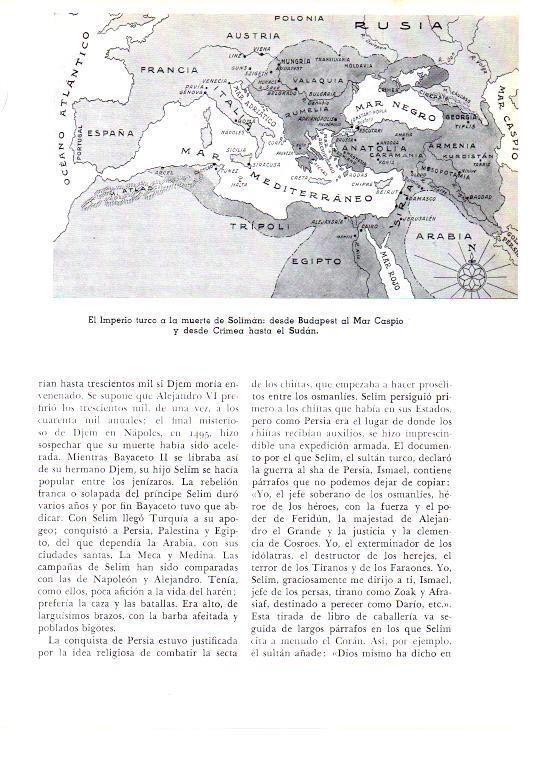 LAMINA 28073: Mapa del imperio Otomano a la muerte de Soleiman