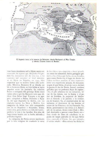 LAMINA 28073: Mapa del imperio Otomano a la muerte de Soleiman