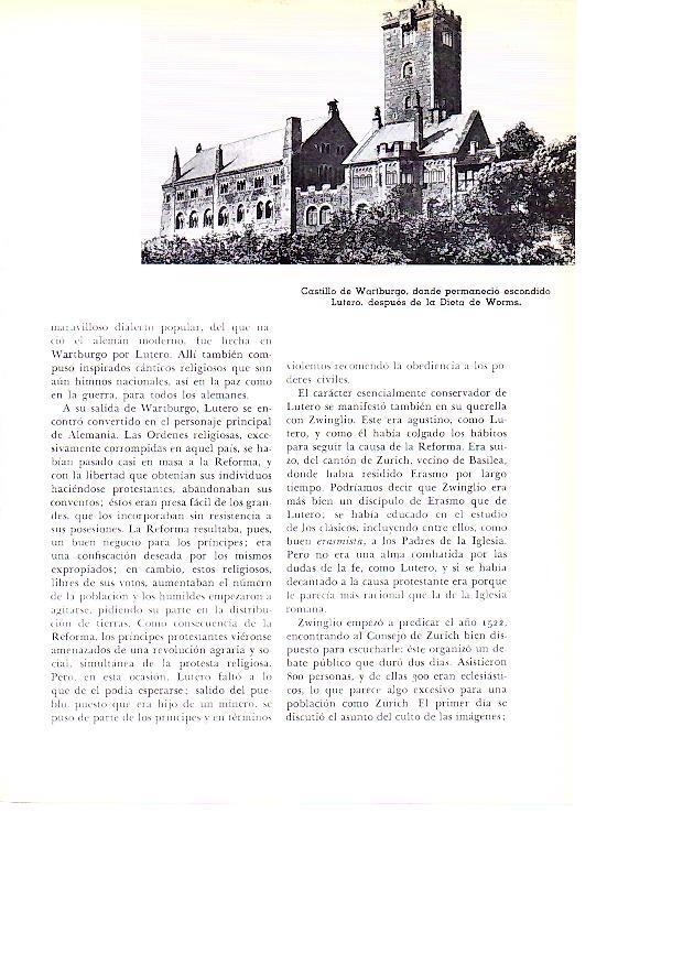 LAMINA 28101: Castillo de Wartburgo, Alemania