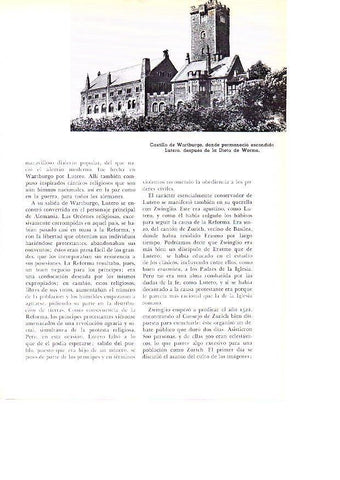 LAMINA 28101: Castillo de Wartburgo, Alemania