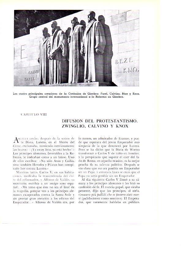 LAMINA 28100: Monumento Internacional a la Reforma, Ginebra