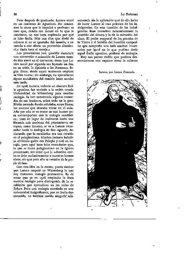LAMINA 28097: Lutero, por Lucas Cranach