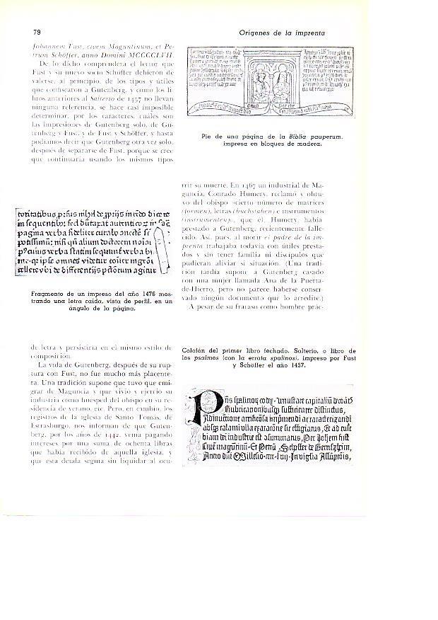 LAMINA 28094: Origenes de la imprenta