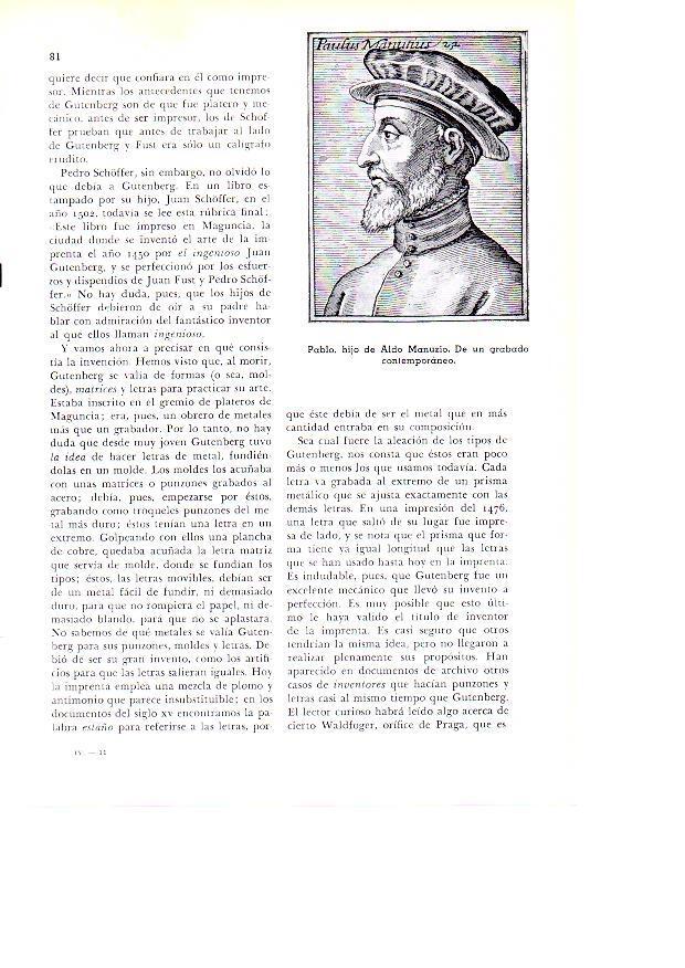 LAMINA 28093: Pablo, hijo de Aldo Manuzio