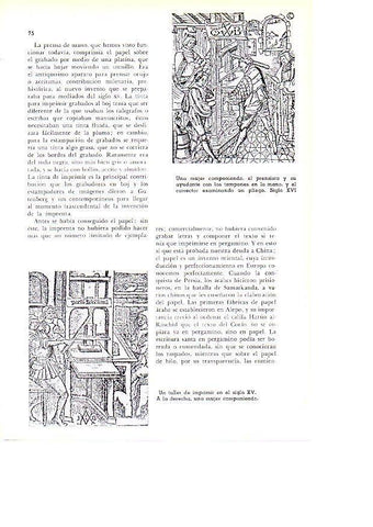 LAMINA 28090: Taller de imprimir del siglo XV