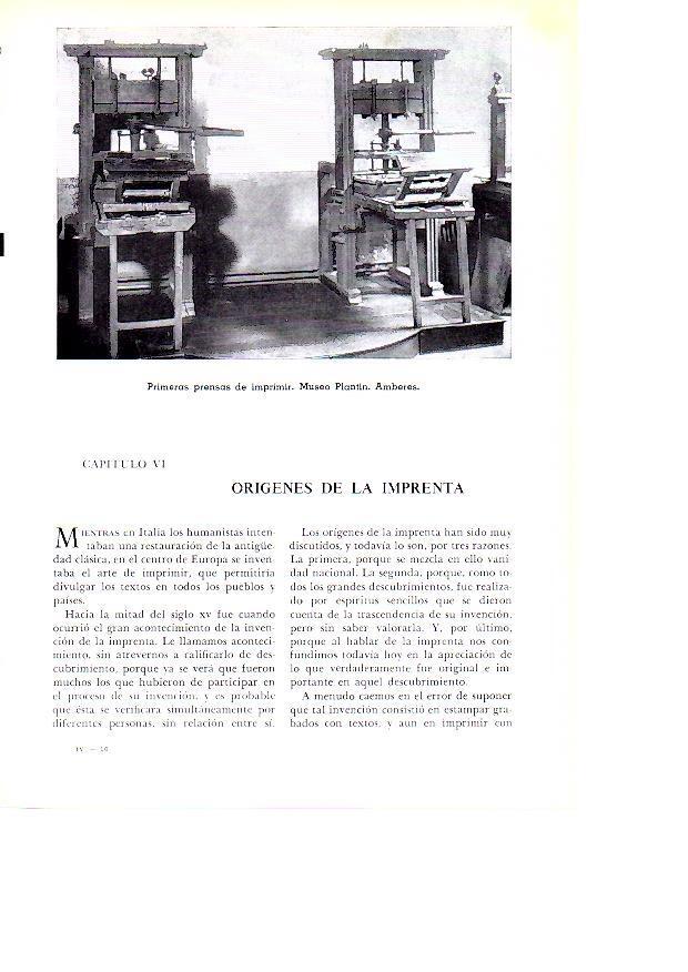 LAMINA 28089: Primeras prensas de imprimir en el Museo de Amberes
