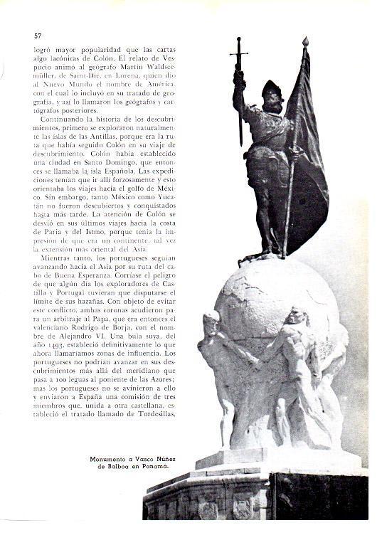 LAMINA 28081: Monumento a Vasco Nuñez en Panama