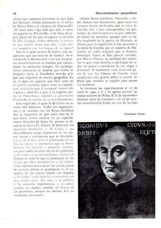 LAMINA 28080: Cristobal Colon