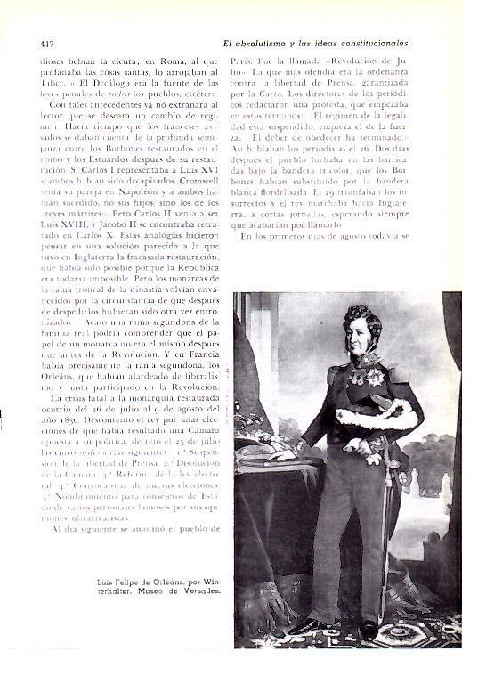 LAMINA 28260: Luis Felipe de Orleans, por Winterhalter