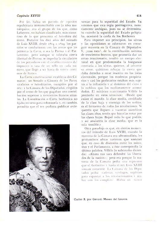 LAMINA 28258: Carlos X, por Gerard