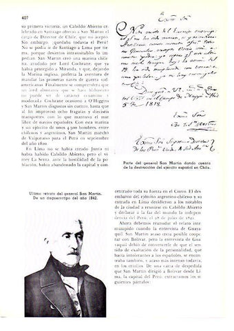 LAMINA 28255: Ultimo retrato del general San Martin
