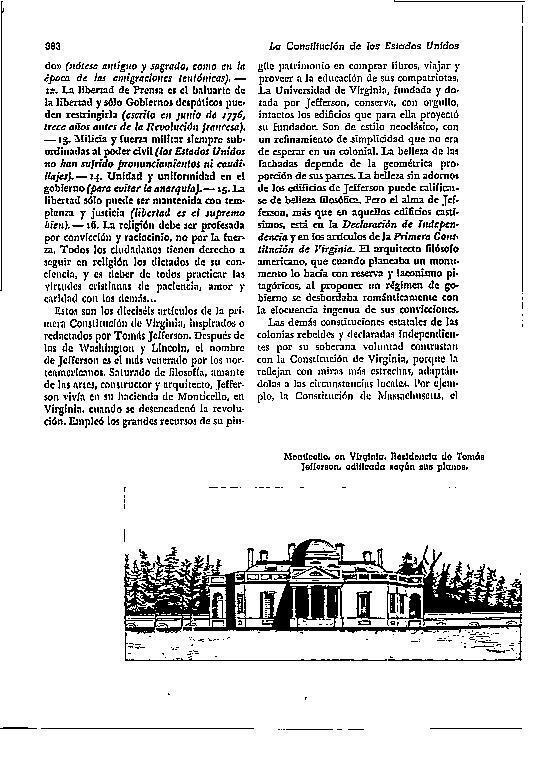 LAMINA 28243: Residencia de T. Jefferson en Monticello, Estados Unidos