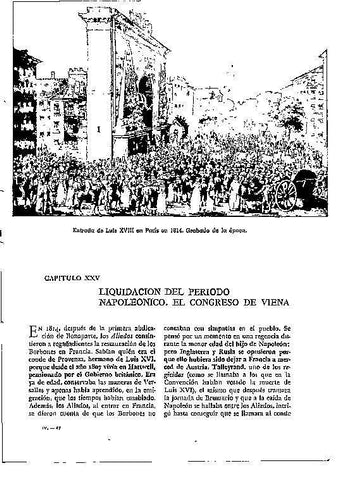 LAMINA 28236: Entrada de Luis XVIII en Paris en 1814