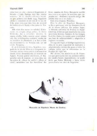 LAMINA 28235: Mascarilla de Napoleon