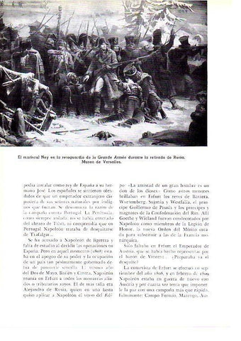 LAMINA 28234: El mariscal Ney en la retaguardoa de la Grande Armee en Rusia