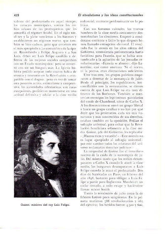 LAMINA 28261: Guizot, ministro del rey Luis Felipe