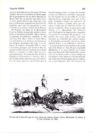 LAMINA 28262: El carro de la Libertad, grabado de 1840