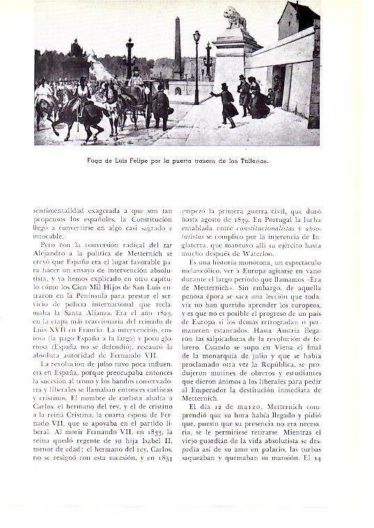 LAMINA 28263: Fuga de Luis Felipe en Las Tullerias
