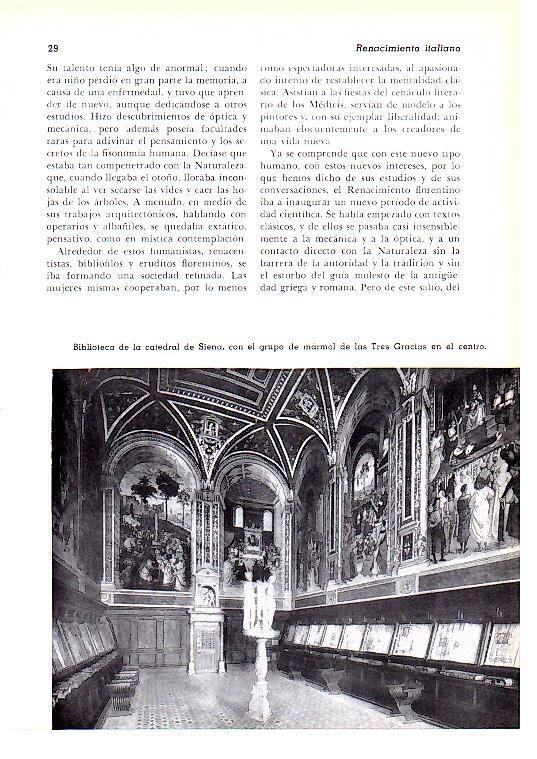 LAMINA 28286: Biblioteca de la catedral de Siena, Italia