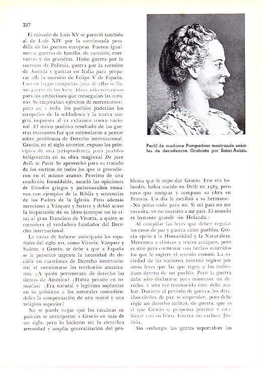 LAMINA 28195: Perfil de Madame de Pompadour, grabado de Saint Aubin