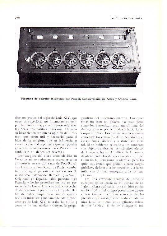 LAMINA 28191: Maquina de calcular inventada por Pascal