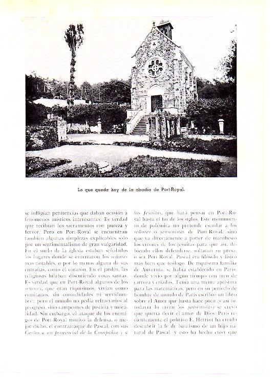 LAMINA 28190: Restos de la abadia de Port Royal