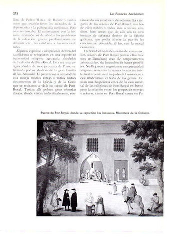LAMINA 28189: Puerta de Port Royal, miniatura de la Cronica