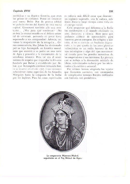 LAMINA 28181: La emperatriz Muntaz-i-Mahal, sepultada en el Taj Mahal