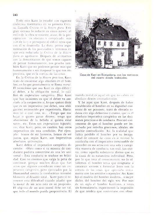 LAMINA 28174: Casa de Kant en Konigsberg, Alemania