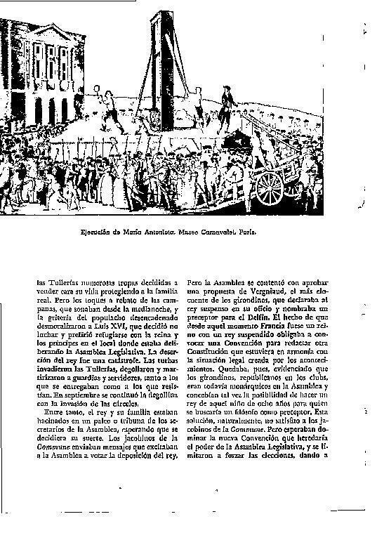 LAMINA 28224: Ejecucion de Maria Antonieta