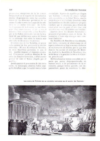LAMINA 28221: Los restos de Voltaire entrando en el Panteon