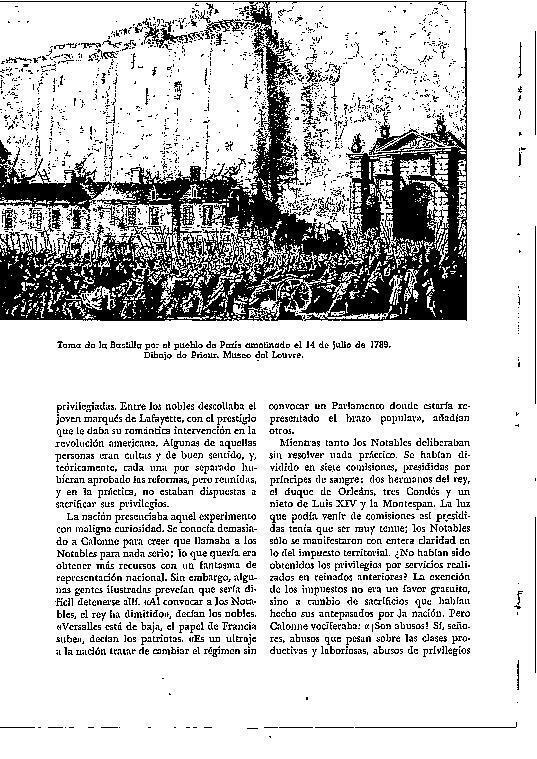 LAMINA 28220: Toma de la Bastilla, dibujo de Prieur