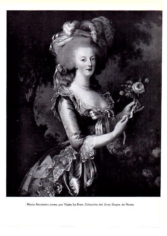 LAMINA 28218: Maria Antonieta joven, por Vigee Le Brun