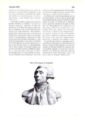 LAMINA 28216: Busto del Marques de Lafayette