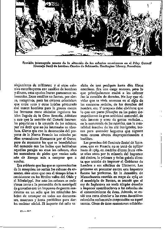 LAMINA 28213: Franklin interrogado, por Schussele