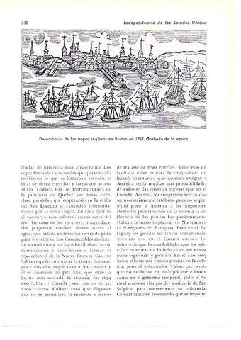 LAMINA 28211: Desembarco de las tropas de Inglaterra en Boston en 1768