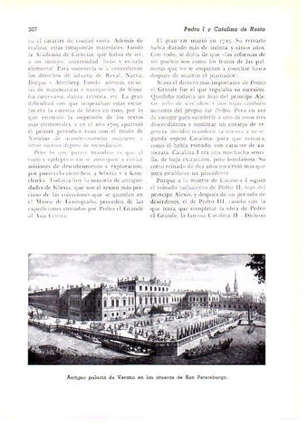LAMINA 28205: Antiguo palacio deVerano en San Petersburgo