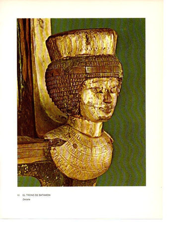 LAMINA 27908: Detalle del Trono de Satamon, Egipto