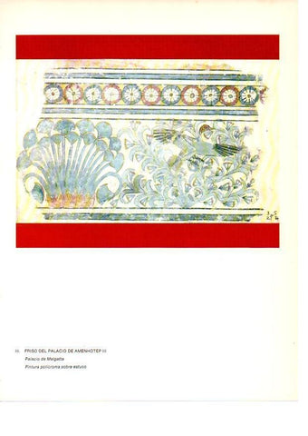 LAMINA 27905: Friso del Palacio de Amenhoteo III, Egipto