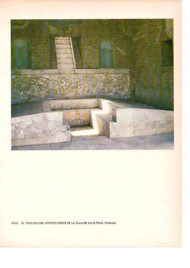 LAMINA 27816: El triclinio de la Villa de Julia Felix, Pompeya