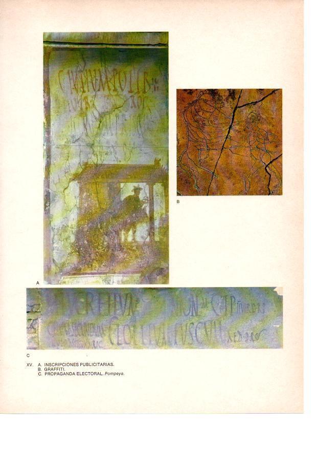LAMINA 27804: Inscripciones en Pompeya