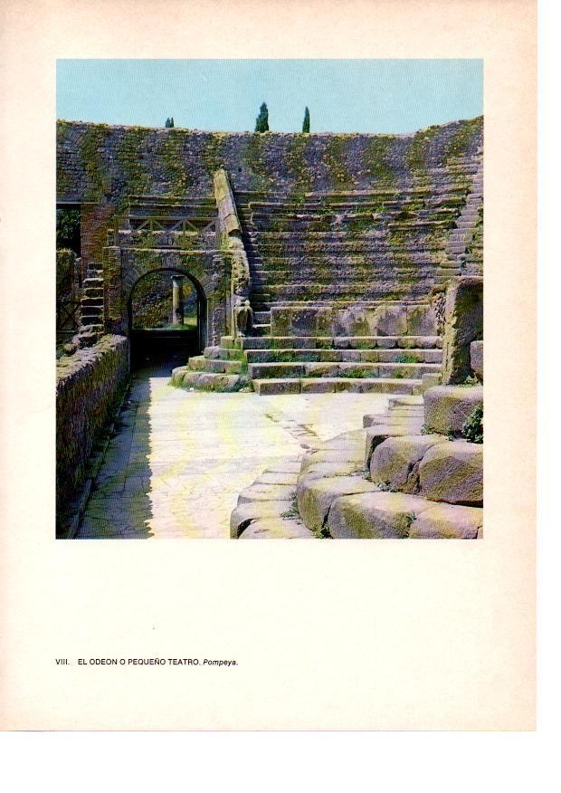 LAMINA 27797: Odeon o pequeño Teatro de Pompeya