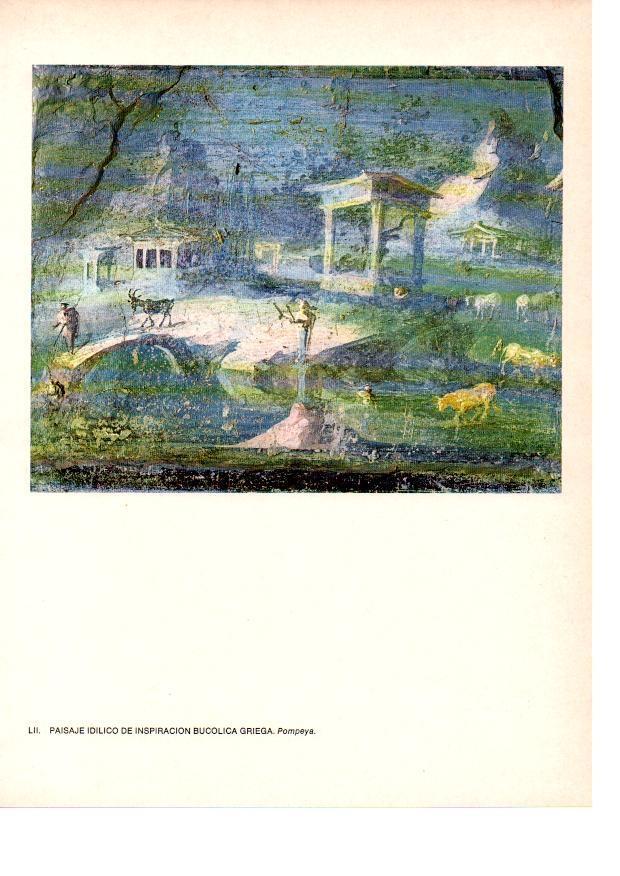 LAMINA 27841: Paisaje de inspiracion griega, Pompeya