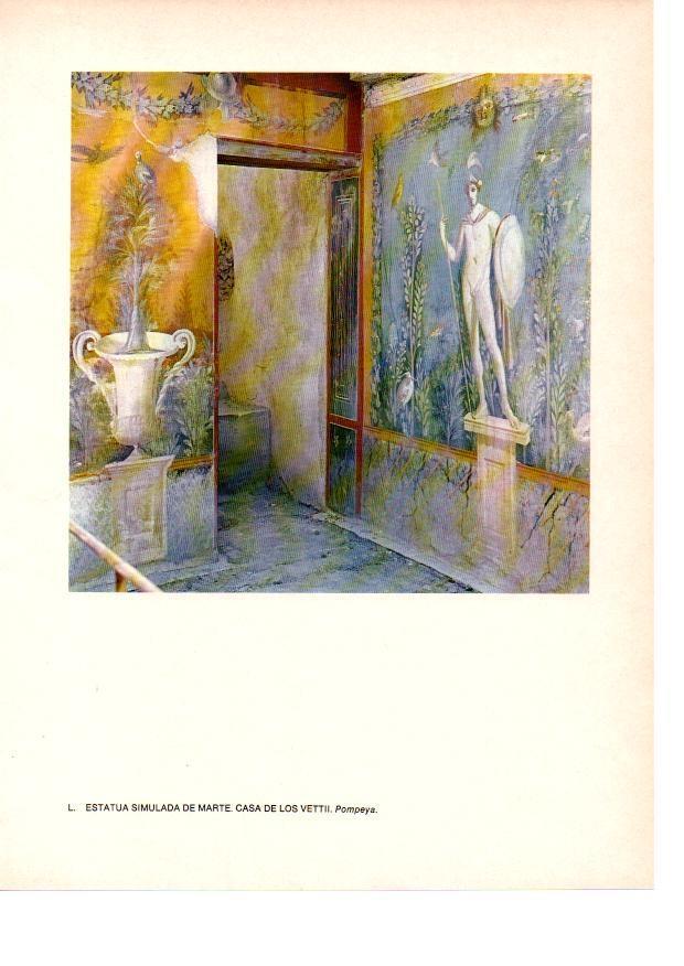 LAMINA 27839: Pintura de Marte en la Casa de los Vettii, Pompeya