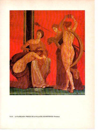 LAMINA 27836: La flagelada, Villa de los Misterios, Pompeya