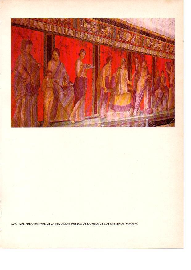 LAMINA 27834: Fresco de la Villa de los Misterios de Pompeya